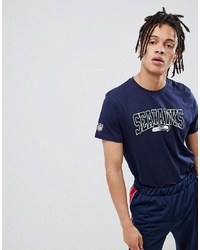 New Era Nfl Seattle Seahawks T Shirt In Navy