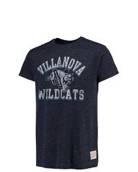 Retro Brand Original Heathered Navy Villanova Wildcats Vintage Tri Blend T Shirt