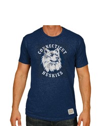 Retro Brand Original Navy Uconn Huskies Big Tall Mock Twist T Shirt