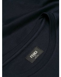Fendi Printed Ff Logo T Shirt