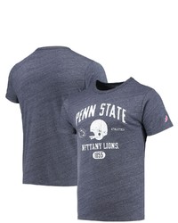 LEAGUE COLLEGIATE WEA R Heathered Navy Penn State Nittany Lions Football Locker Victory Falls Tri Blend T Shirt In Heather Navy At Nordstrom