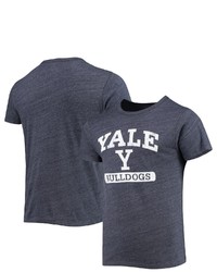 LEAGUE COLLEGIATE WEA R Heathered Navy Yale Bulldogs Volume Up Victory Falls Tri Blend T Shirt In Heather Navy At Nordstrom