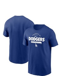 Nike Royal Los Angeles Dodgers Primetime Property Of Practice T Shirt