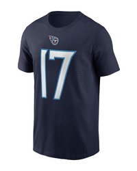 Nike Ryan Tannehill Navy Tennessee Titans Name Number T Shirt