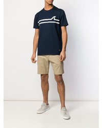 Paul & Shark Shark Fin Print T Shirt