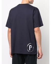 Peuterey Slogan Print Cotton T Shirt
