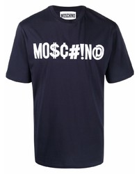 Moschino Symbols Logo Cotton T Shirt