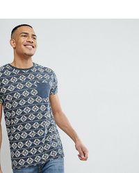 Brave Soul Tall All Over Aztec Print T Shirt
