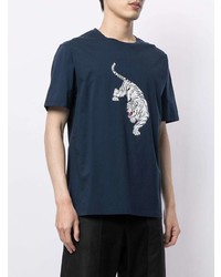 Shanghai Tang Tiger Print T Shirt