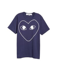 Comme Des Garcons Play X Ray Logo T Shirt