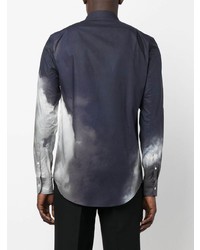 Alexander McQueen Cloud Print Long Sleeved Shirt