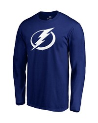 FANATICS Branded Blue Tampa Bay Lightning Primary Team Logo Long Sleeve T Shirt At Nordstrom