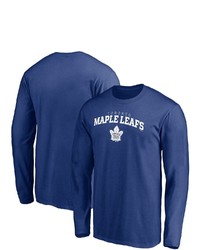 FANATICS Branded Blue Toronto Maple Leafs Team Logo Lockup Long Sleeve T Shirt At Nordstrom
