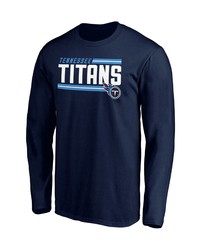 FANATICS Branded Navy Tennessee Titans On Long Sleeve T Shirt At Nordstrom