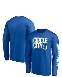 FANATICS Branded Royal Indianapolis Colts Hometown Collection Facemask Long Sleeve T Shirt At Nordstrom