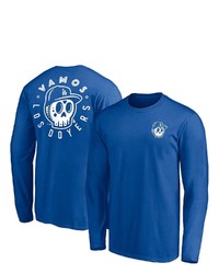 FANATICS Branded Royal Los Angeles Dodgers Hometown Collection Sugar Skull Long Sleeve T Shirt