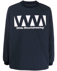 White Mountaineering Logo Print Long Sleeve T Shirt