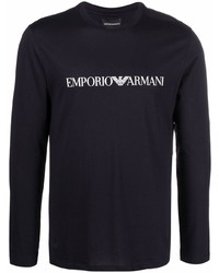 Emporio Armani Logo Print Longsleeved Top