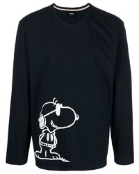BOSS Snoopy Print T Shirt