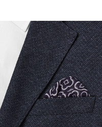 Anderson & Sheppard Printed Cotton Pocket Square