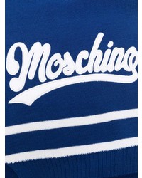 Moschino Embroidered Logo Scarf