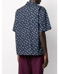 Marni Abstract Print Short Sleeve Shirt