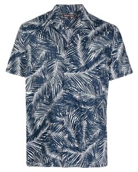 Michael Kors Michl Kors Palm Print Short Sleeve Shirt