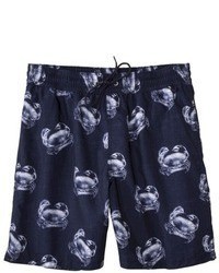Merona 8 Crab Print Swim Shorts