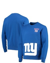 FOCO Royal New York Giants Pocket Pullover Sweater At Nordstrom