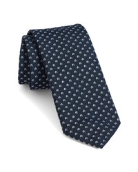 BOSS Patterned Jacquard Tie In Open Blue At Nordstrom