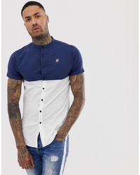 Siksilk Short Sleeve Shirt In White With