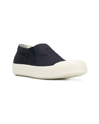 Navy and White Slip-on Sneakers