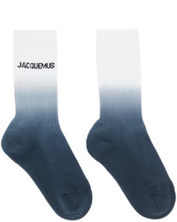 Jacquemus Navy White Les Chaussettes Moisson Socks