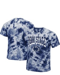Colosseum Navy Penn State Nittany Lions Pickford Tie Dye T Shirt
