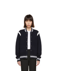 Givenchy Navy Wool Bomber