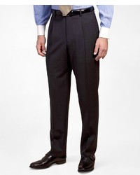 Brooks Brothers Pleat Front Suiting Essential Stripe Trousers