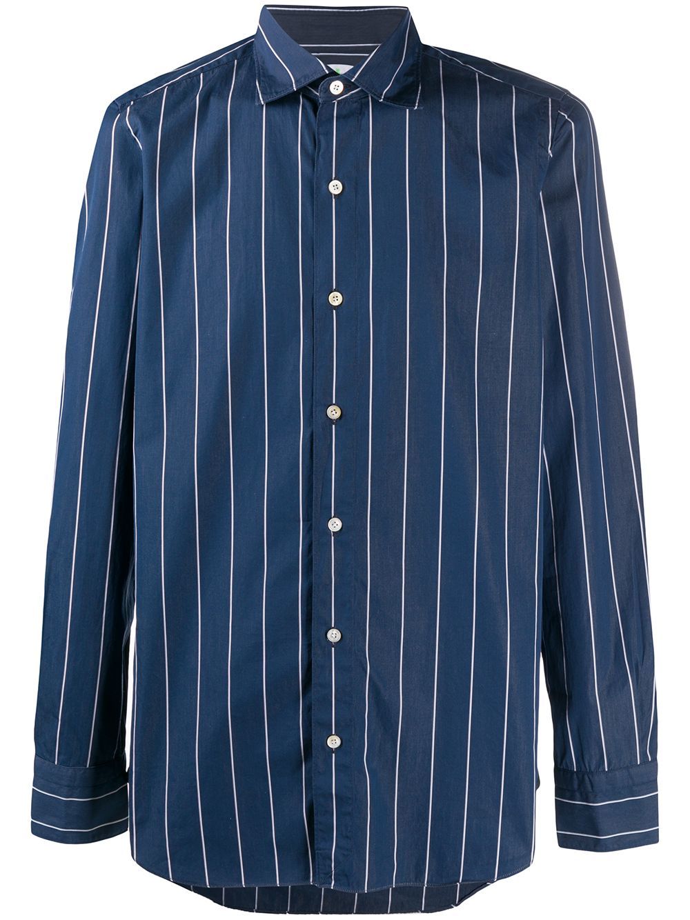 Finamore 1925 Napoli Striped Long Sleeved Shirt, $114 | farfetch.com ...