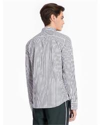 Calvin Klein Vertical Stripe Cotton Woven Shirt