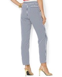 Lauren Ralph Lauren Striped Drawcord Pants