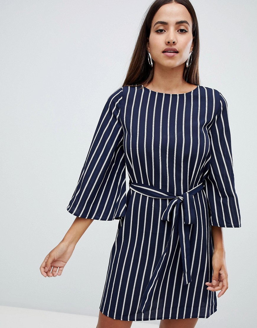 AX Paris Striped Shirt Dress, $28 | Asos | Lookastic