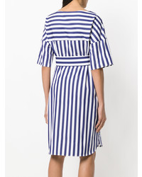 Aspesi Striped Wrap Dress