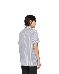 Harmony Navy And White Striped Christophe Shirt