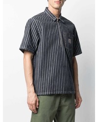 Carhartt WIP Stripe Print Zip Up Shirt