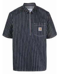 Carhartt WIP Stripe Print Zip Up Shirt