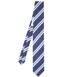 Mathieu Jerome Striped Silk Tie