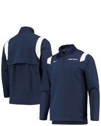 Nike Navy Penn State Nittany Lions 2021 Team Coach Quarter Zip Jacket At Nordstrom