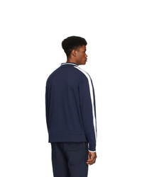 Polo Ralph Lauren Navy Interlock Zip Up Sweater