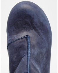 Free People Amber Orchard Indigo Blue Clog Shoe Boots