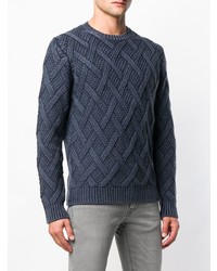 Tod's Textured Diamond Patterned Sweater