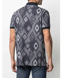 Etro Diamond Knit Polo Shirt